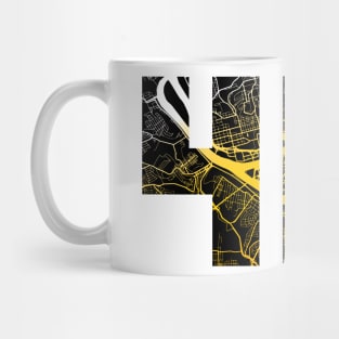 Pittsburgh 412 Map Mug